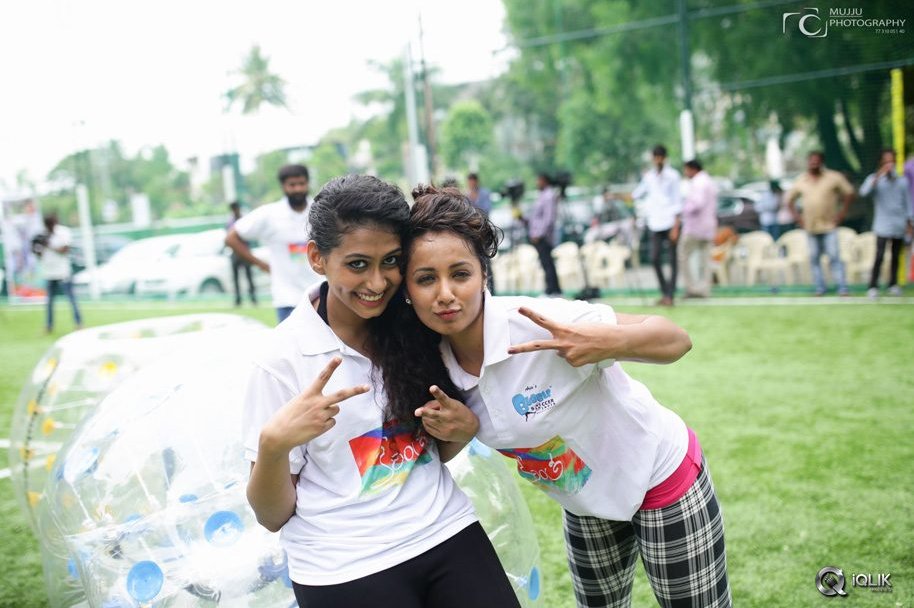 Kerintha-Movie-Team-At-Bubble-Soccer-Event